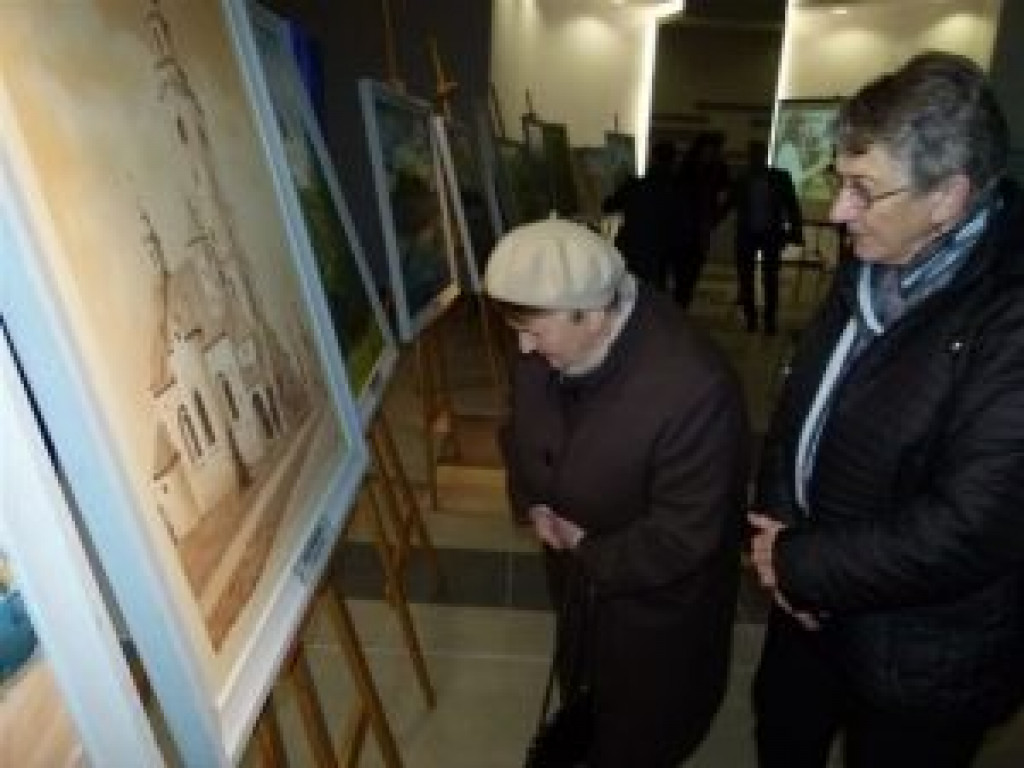 Wernisaż obrazów z letniego pleneru malarskiego