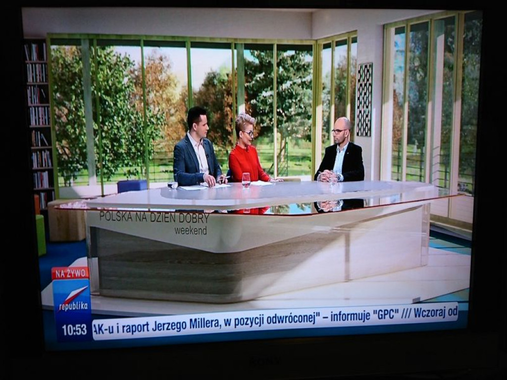Kamil Sobol wystąpił w TV Republika