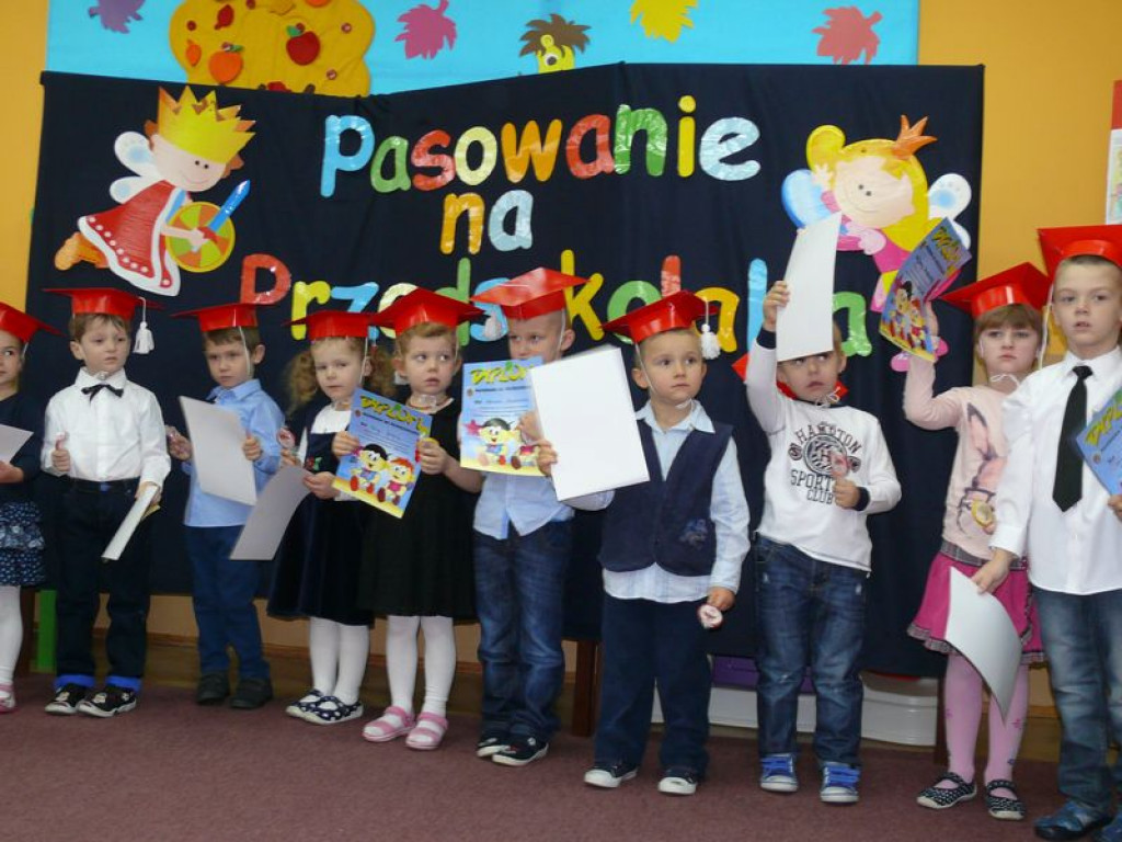 Pasowanie na przedszkolaka w Stokrotce