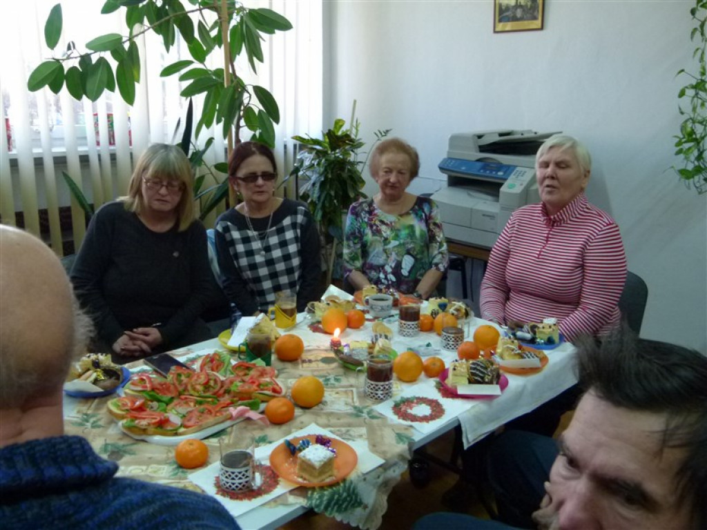 Klub niewidomych spotkał się przed świętami