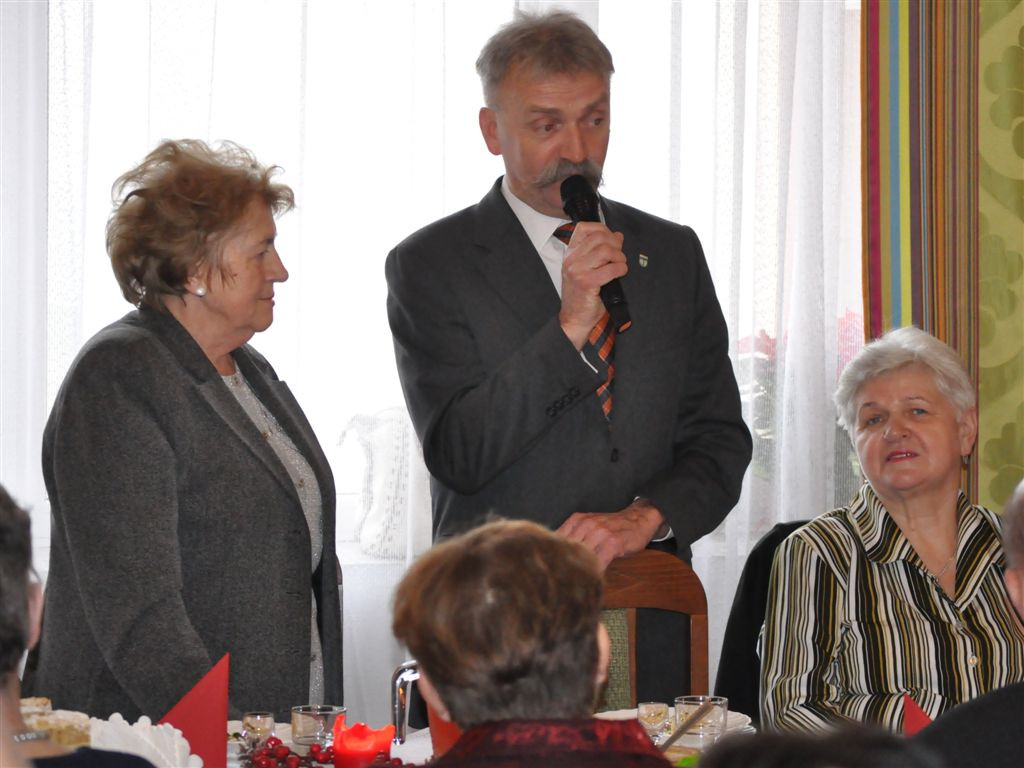 Spotkanie wigilijne łowickich emerytów