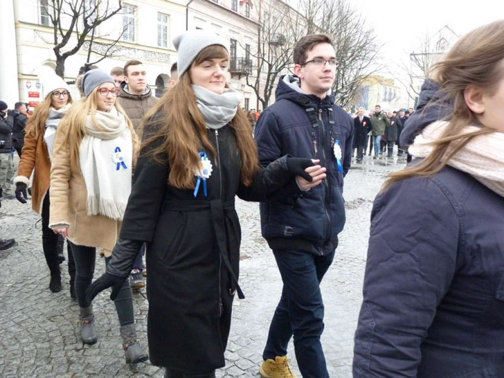 Tańczyli poloneza na Starym Rynku