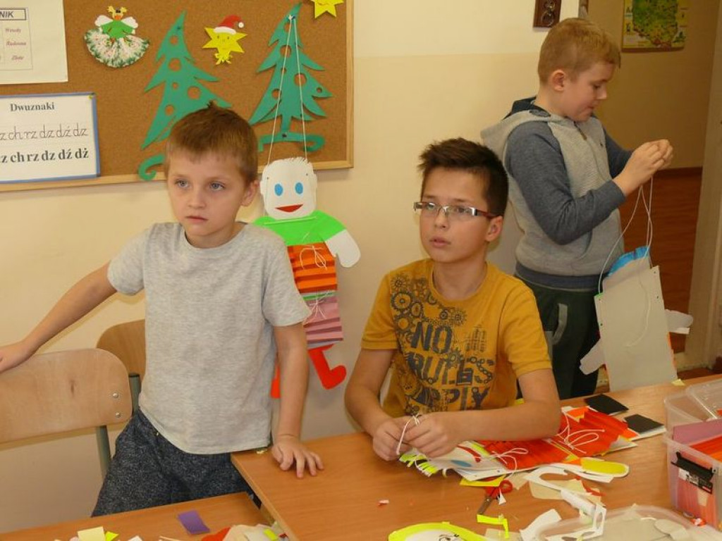 Zimowa moc atrakcji w szkole