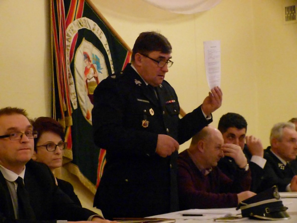 Zebranie strażackie w Wiciu