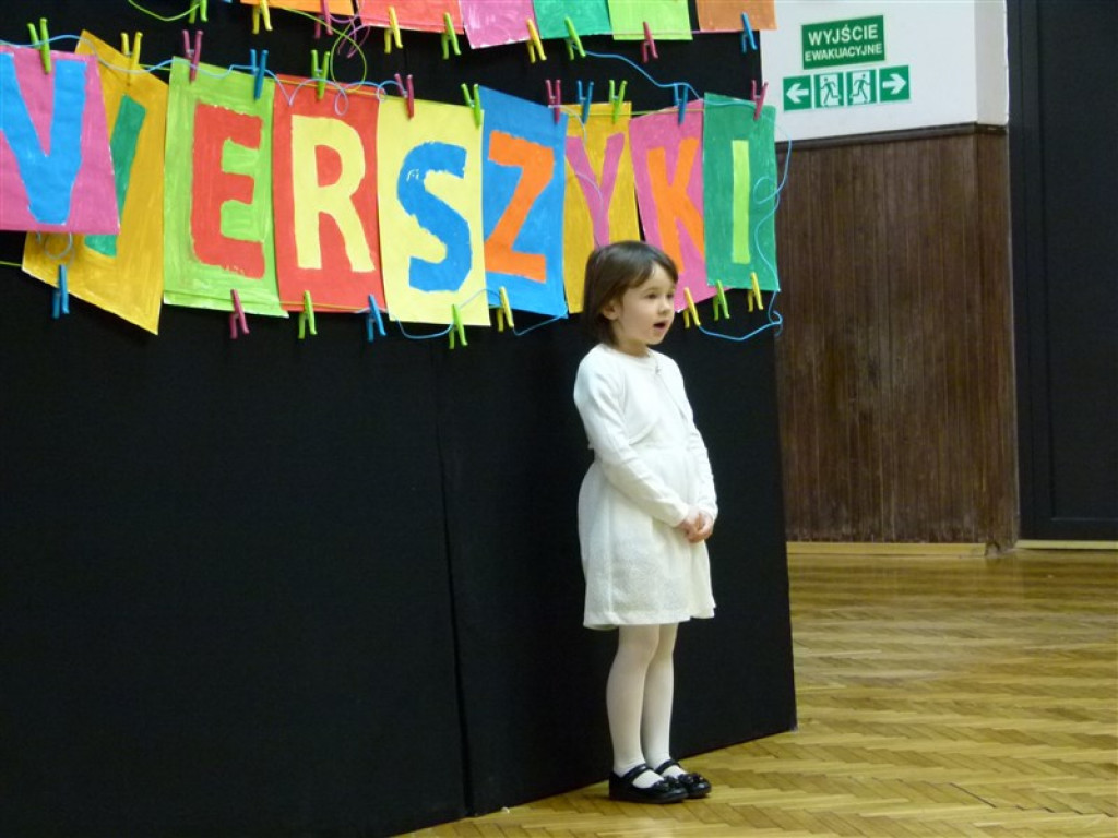 Dzieci recytowały swoje ulubione wierszyki