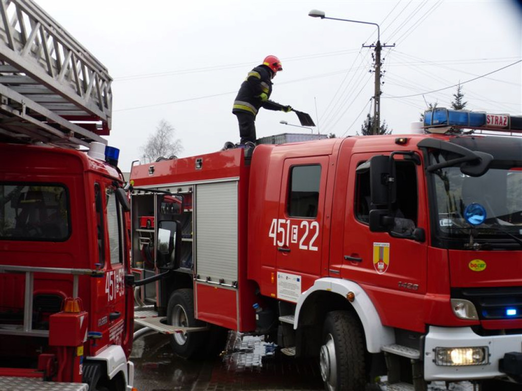 Pożar domu przy Nadbzurzańskiej