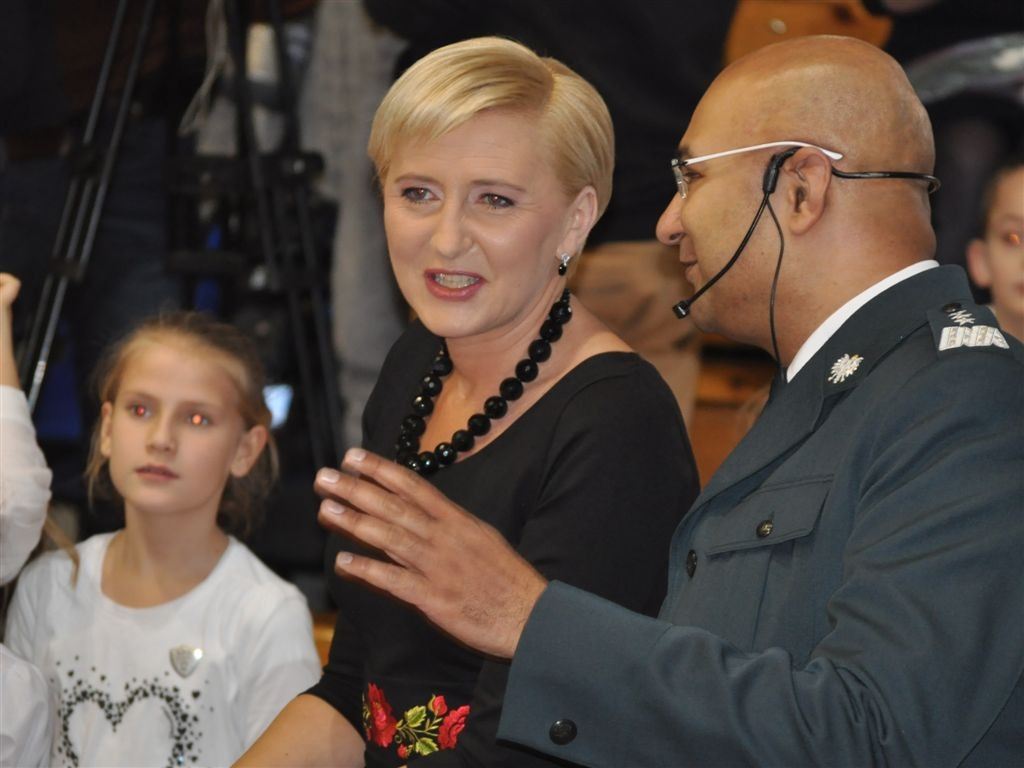 Lekcja bezpieczeństwa na drodze z Pierwszą Damą RP