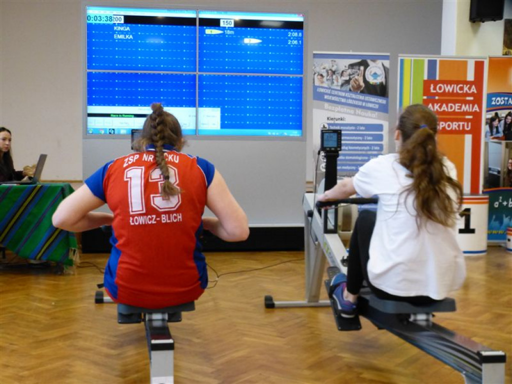 Powiatowe mistrzostwa na ergometrze wioślarskim