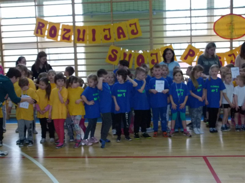 Olimpiada przedszkolaków w Popowie Głowieńskim