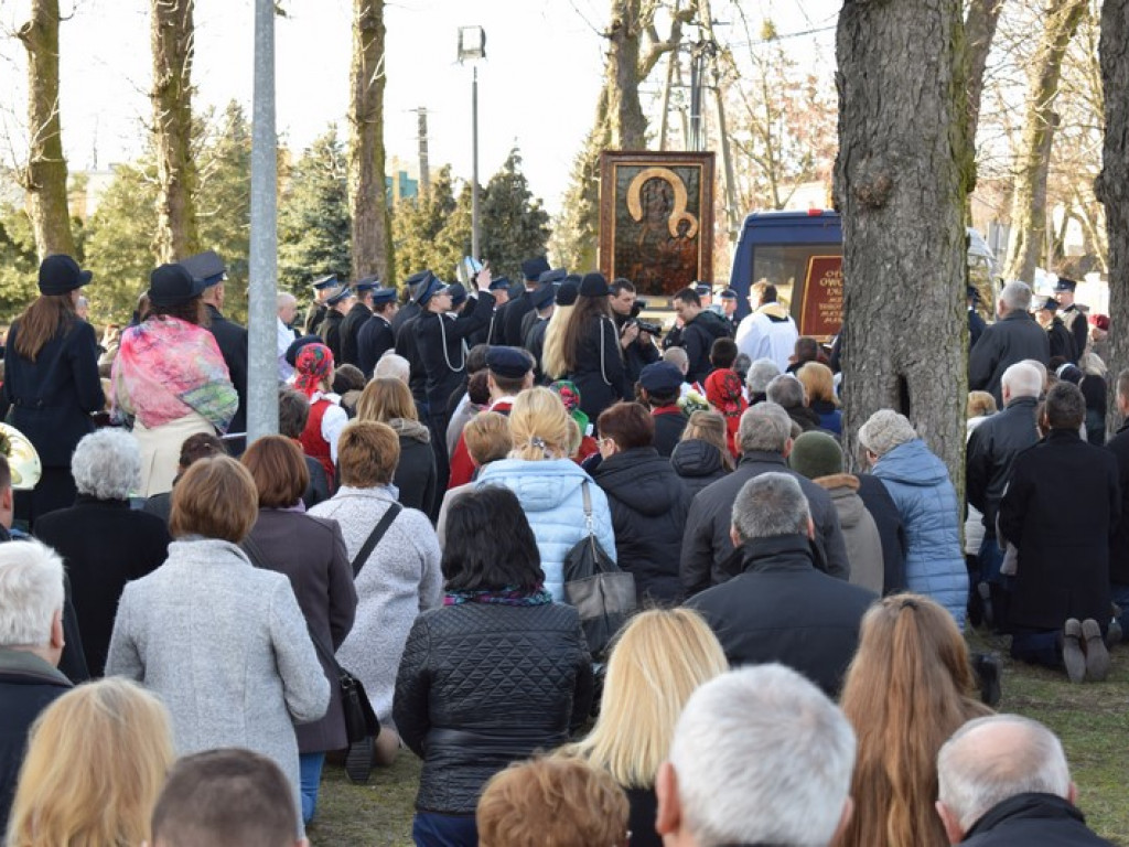 Ikona Matki Boskiej Jasnogórskiej dotarła do Sannik