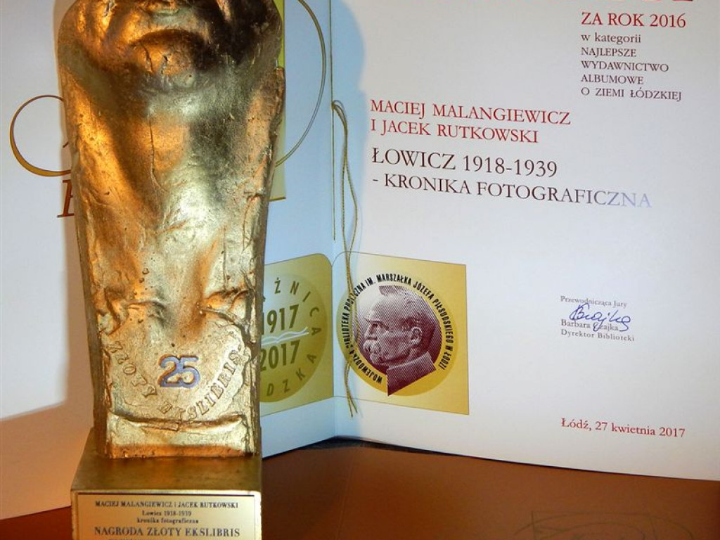 Jacek Rutkowski i Maciej Malangiewicz odebrali Złoty Exlibris