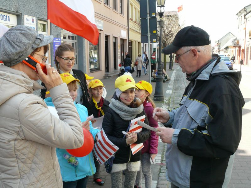 Harcerze na Święto Flagi