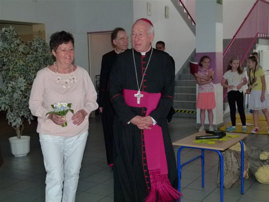 Parafia św. Barbary w Głownie gości biskupa Dziubę