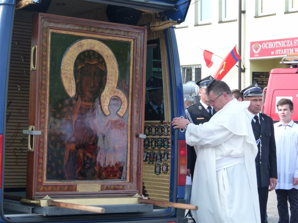 Stary Waliszew powitał kopię cudownego obrazu [galeria zdjęć]