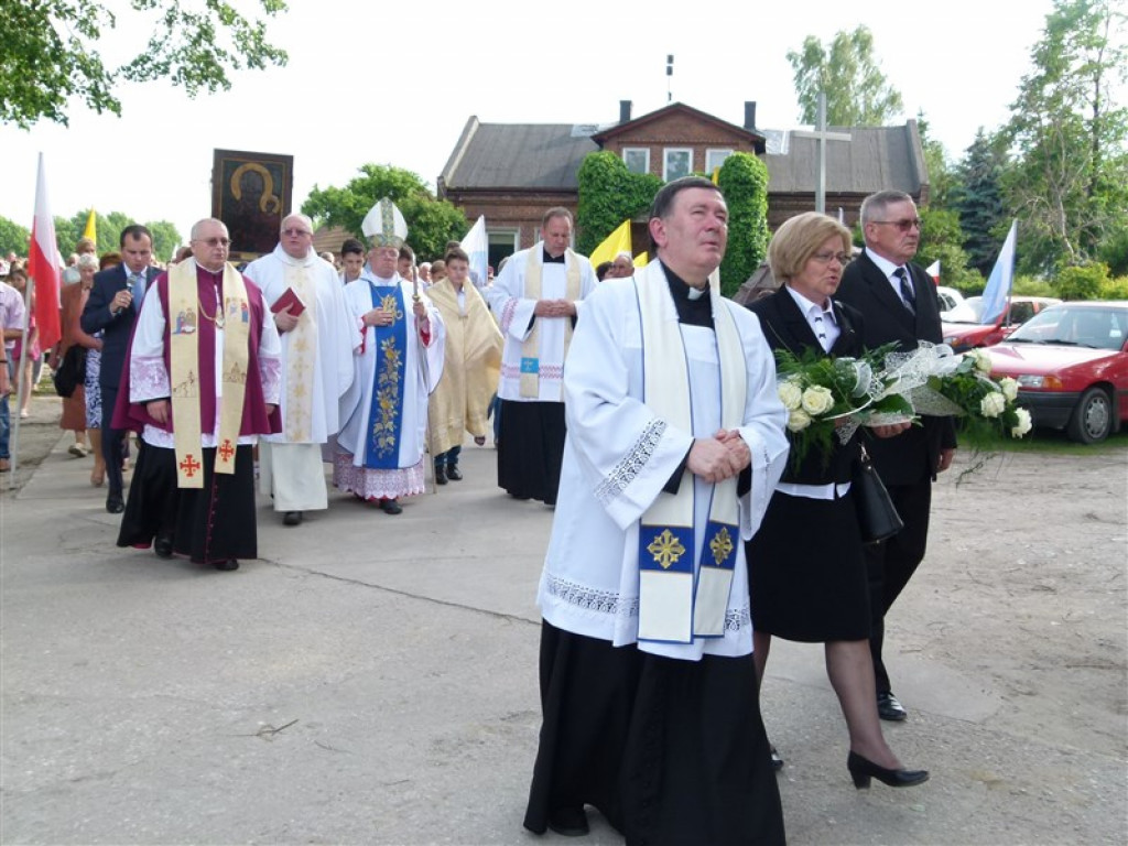 Stary Waliszew powitał kopię cudownego obrazu [galeria zdjęć]