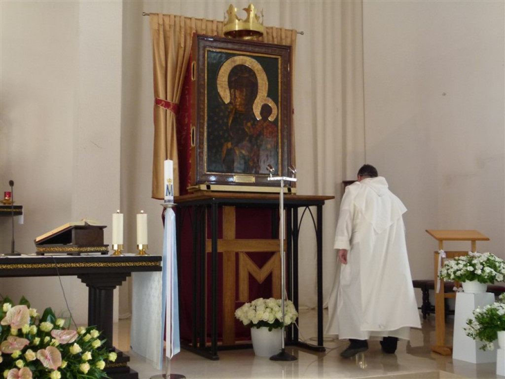 Obraz Matki Bożej Częstochowskiej zawitał do parafii św. Maksymiliana