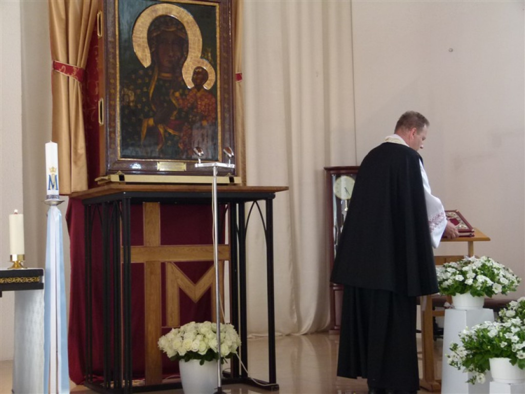 Obraz Matki Bożej Częstochowskiej zawitał do parafii św. Maksymiliana