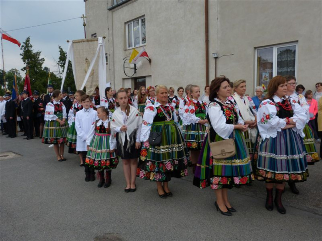 Królowa Polski powitana w Zdunach