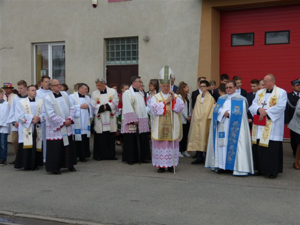 Królowa Polski powitana w Zdunach