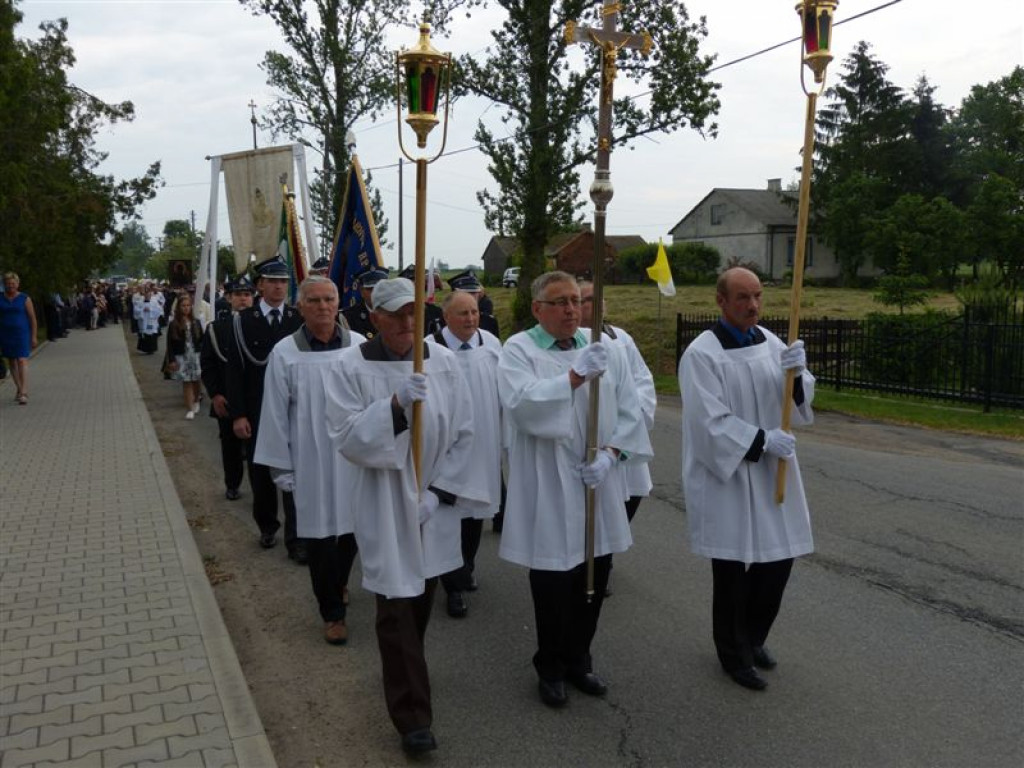 Królowa Polski powitana w Zdunach