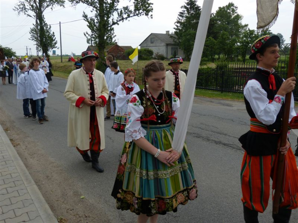Królowa Polski powitana w Zdunach