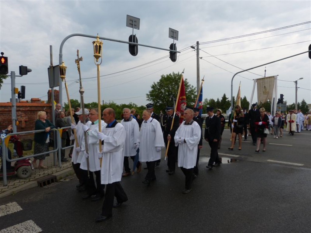 Królowa Polski powitana w Zdunach