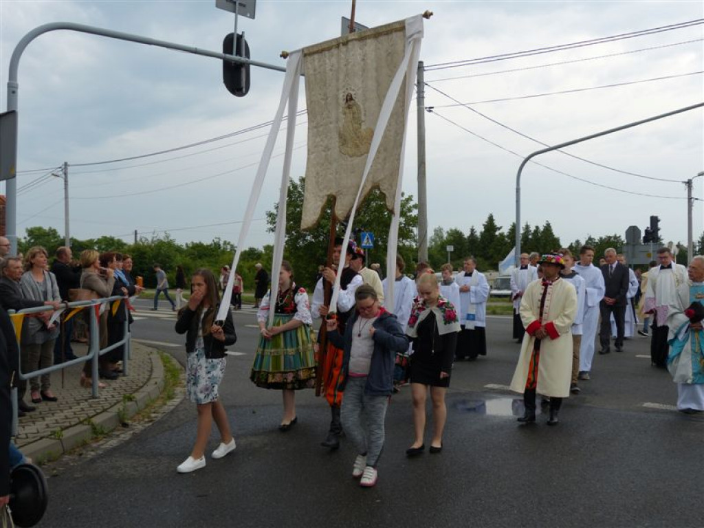 Królowa Polski powitana w Zdunach