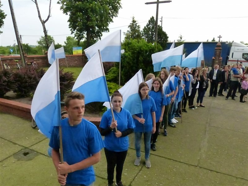 Królowa Polski powitana w Zdunach