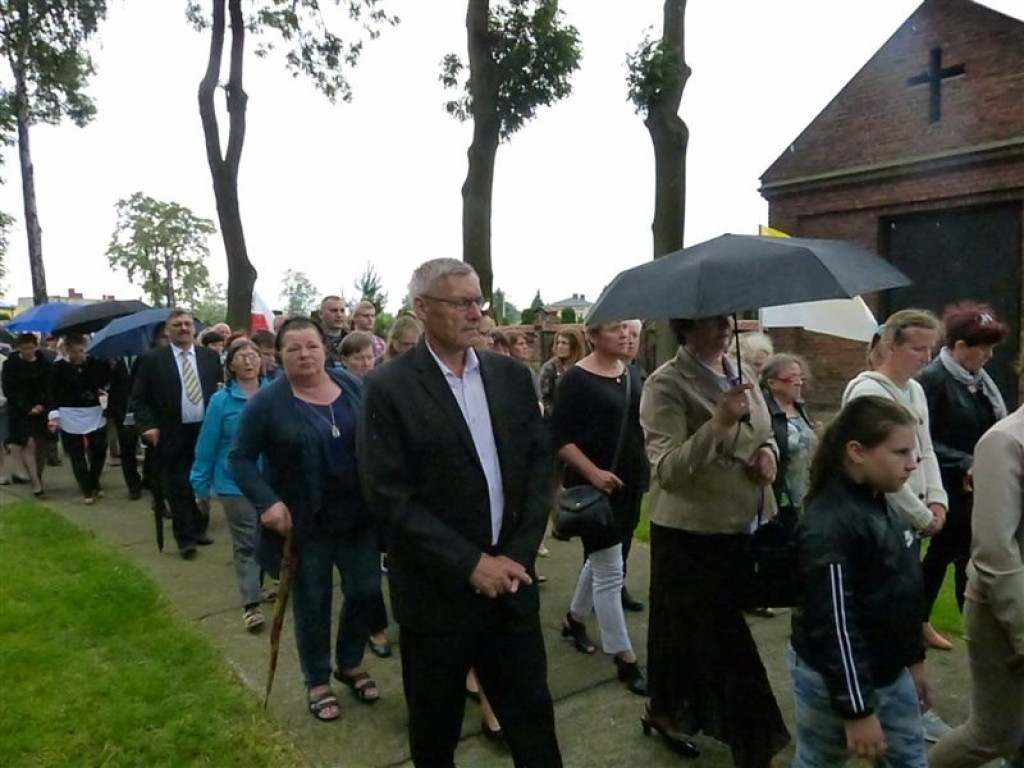 Królowa Polski powitana w Zdunach