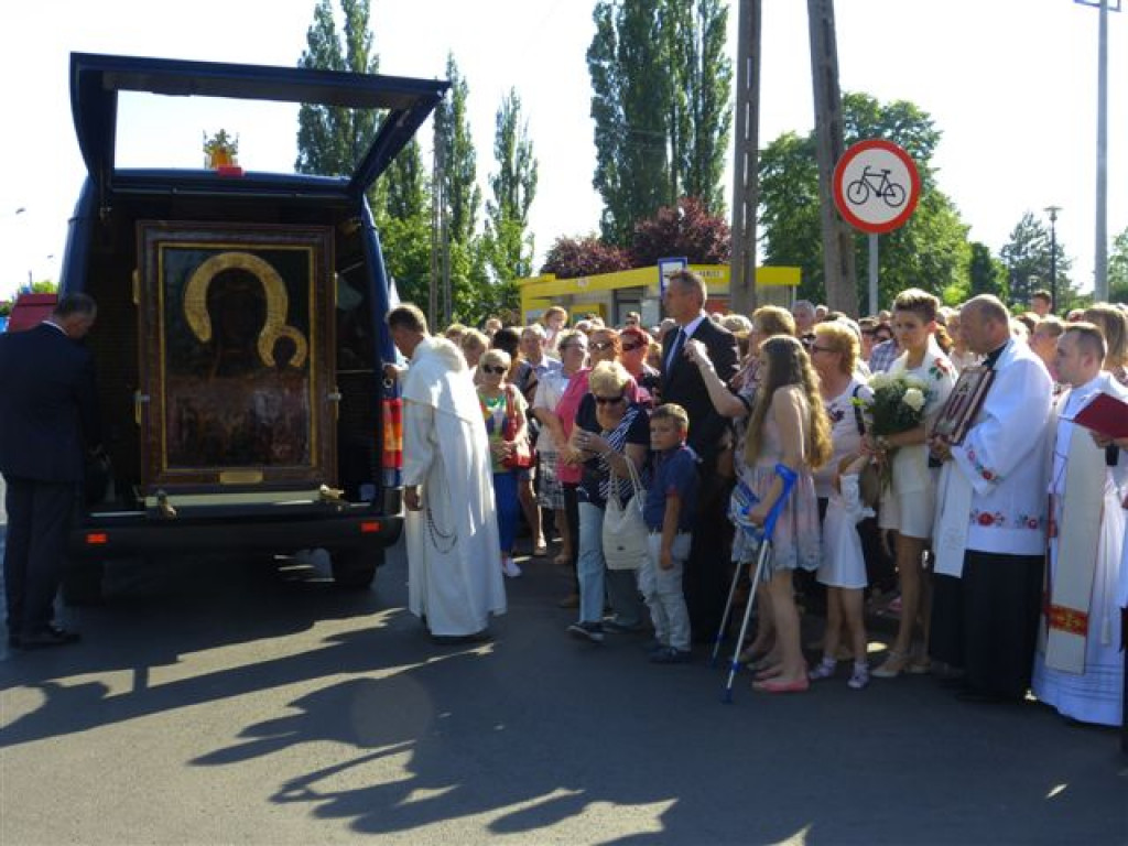 Obraz Matki Bożej Częstochowskiej w kościele na Bratkowicach