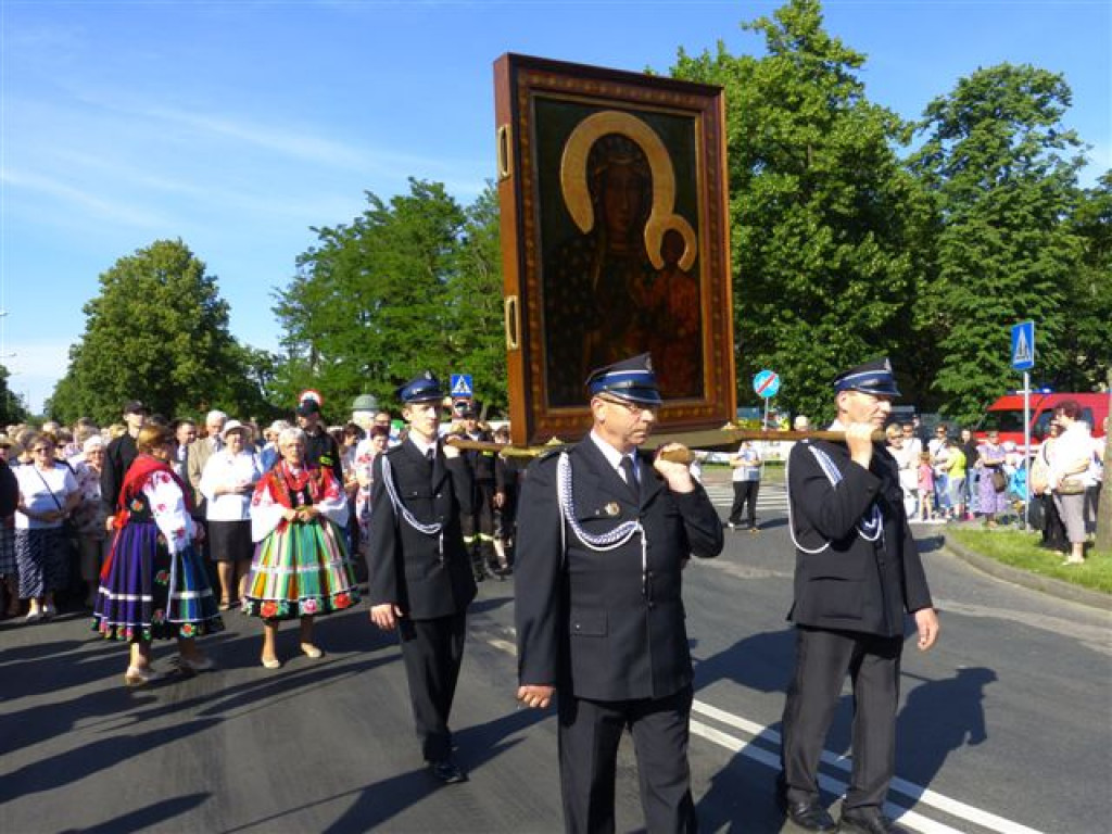 Obraz Matki Bożej Częstochowskiej w kościele na Bratkowicach