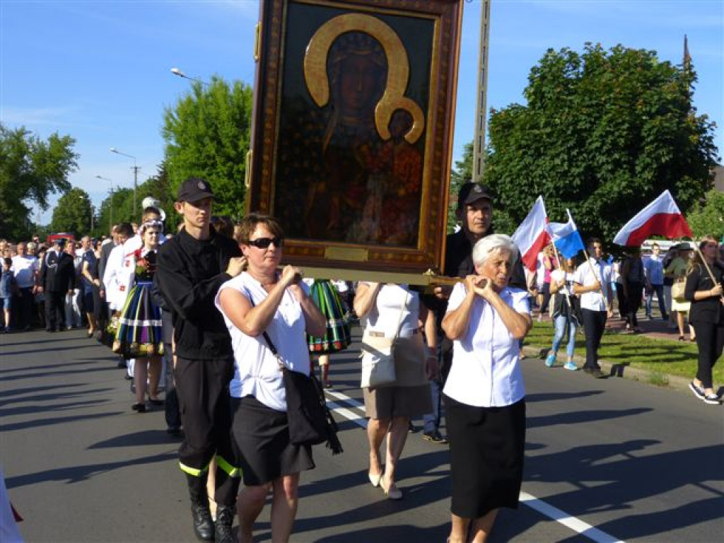Obraz Matki Bożej Częstochowskiej w kościele na Bratkowicach