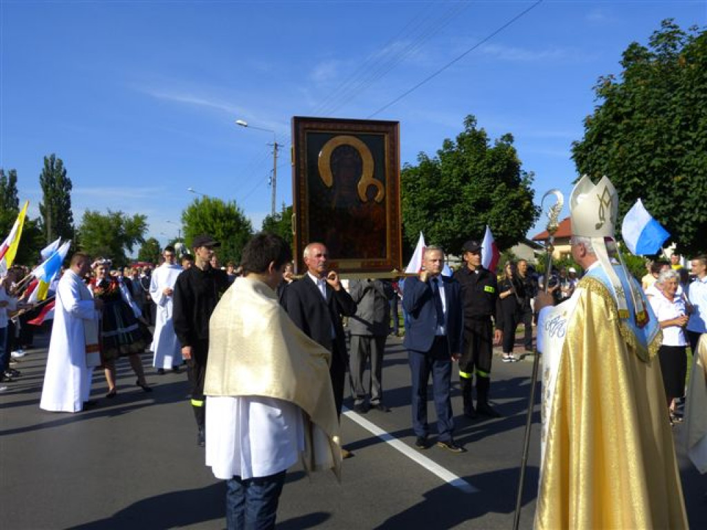 Obraz Matki Bożej Częstochowskiej w kościele na Bratkowicach
