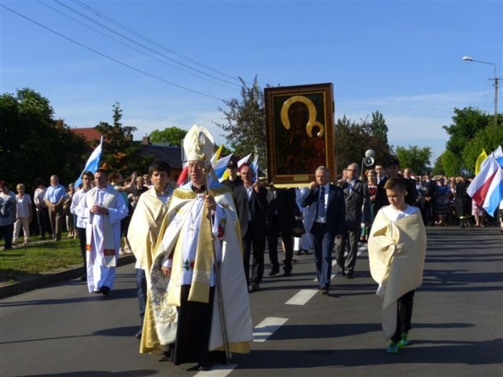 Obraz Matki Bożej Częstochowskiej w kościele na Bratkowicach