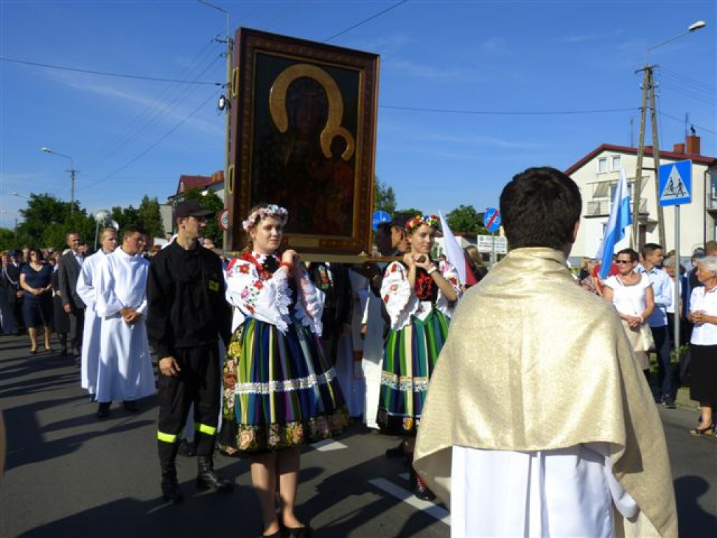 Obraz Matki Bożej Częstochowskiej w kościele na Bratkowicach