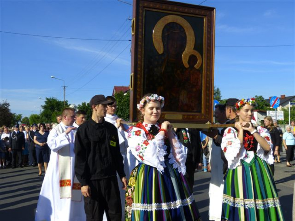 Obraz Matki Bożej Częstochowskiej w kościele na Bratkowicach