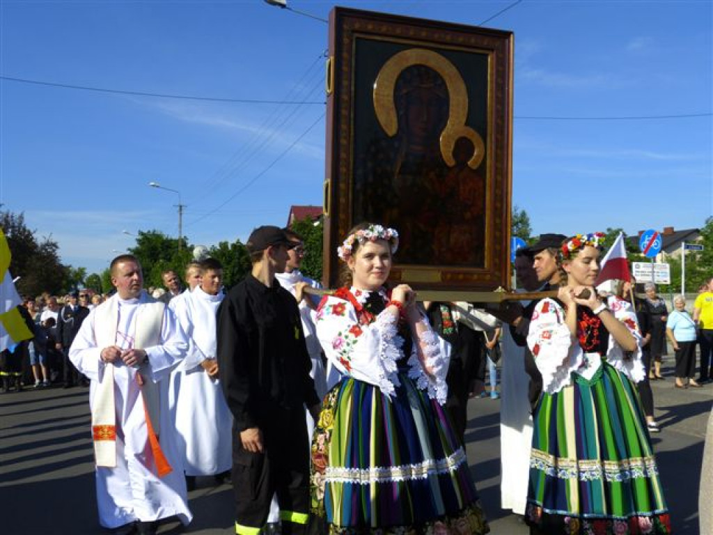 Obraz Matki Bożej Częstochowskiej w kościele na Bratkowicach