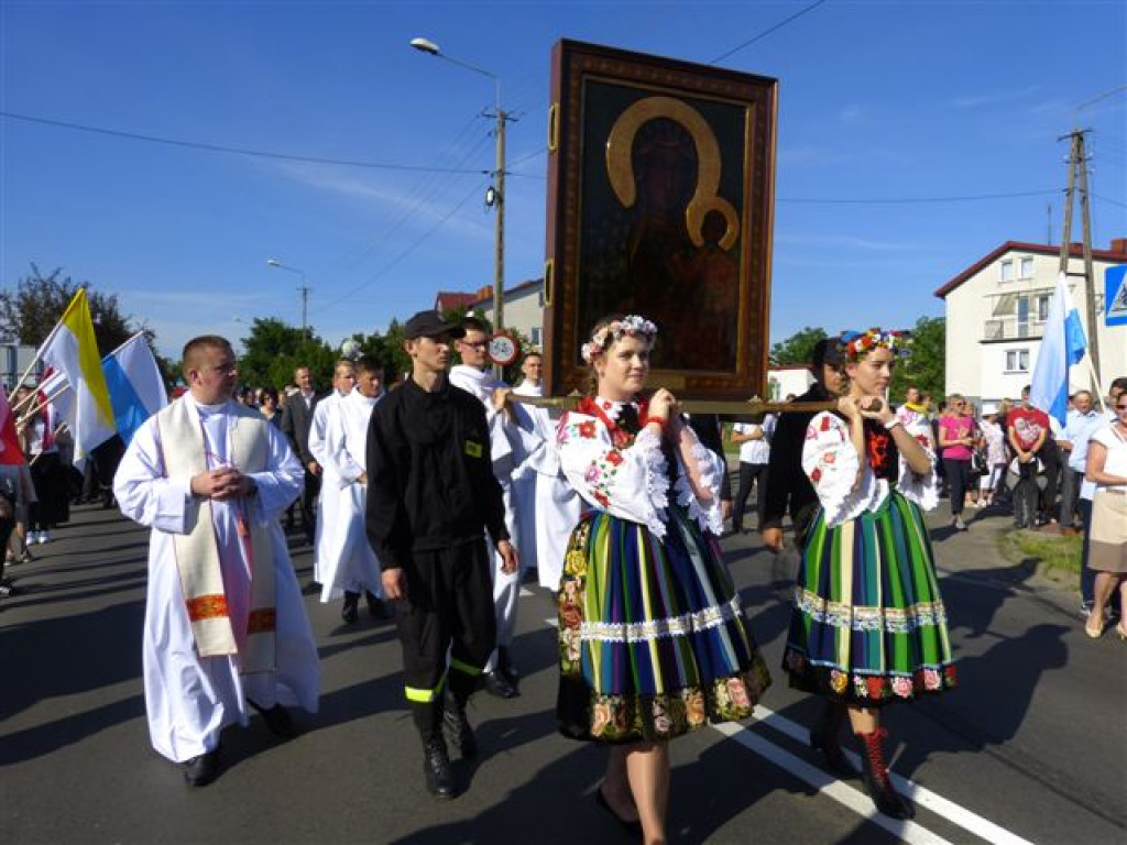Obraz Matki Bożej Częstochowskiej w kościele na Bratkowicach