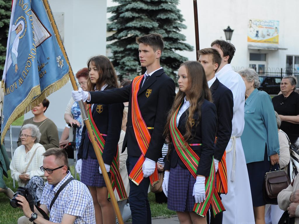 Obraz Matki Boskiej Częstochowskiej w kościele ojców pijarów