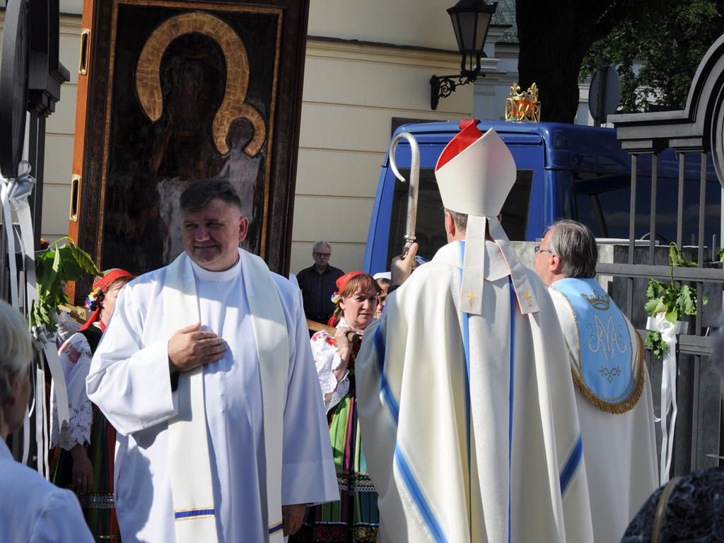 Obraz Matki Boskiej Częstochowskiej w kościele ojców pijarów