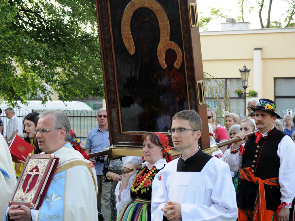 Obraz Matki Boskiej Częstochowskiej w kościele ojców pijarów