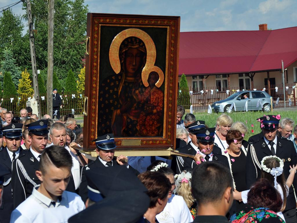 Matka Boża przywitana w Kompinie