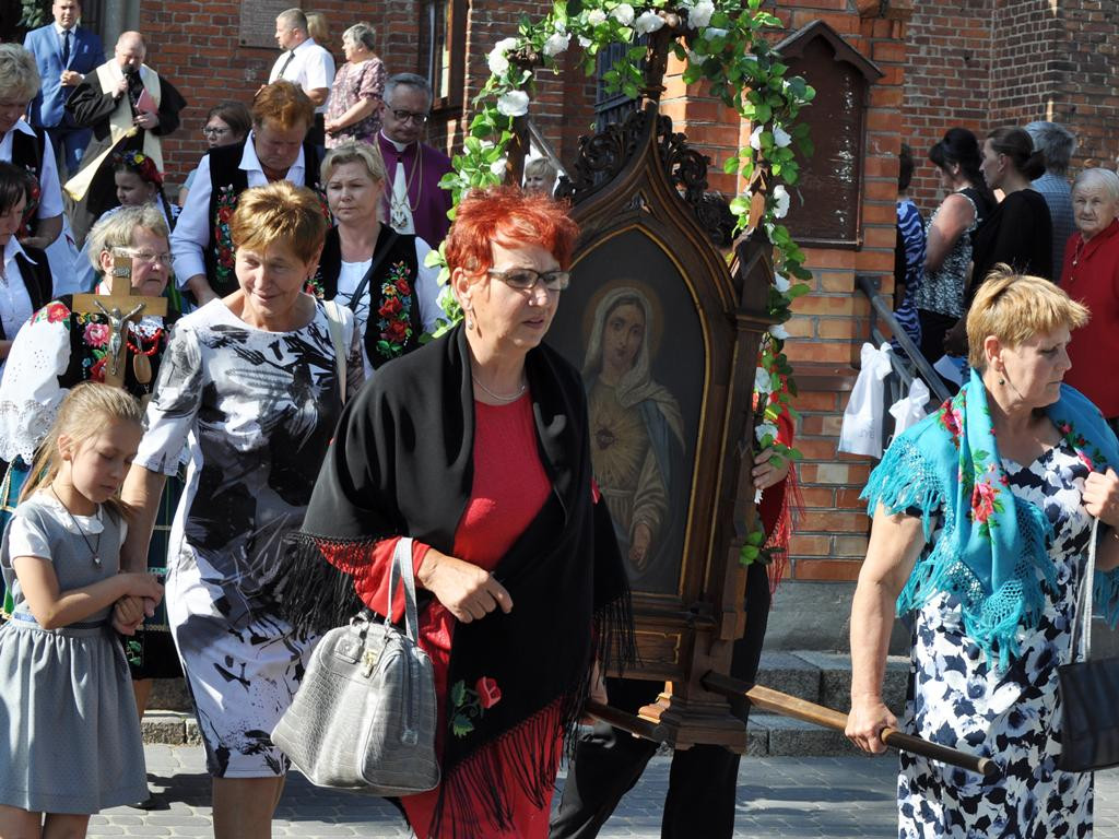 Matka Boża przywitana w Kompinie
