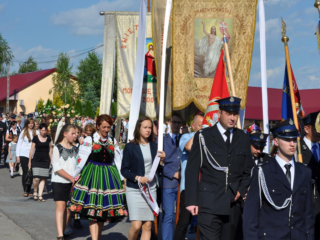 Matka Boża przywitana w Kompinie