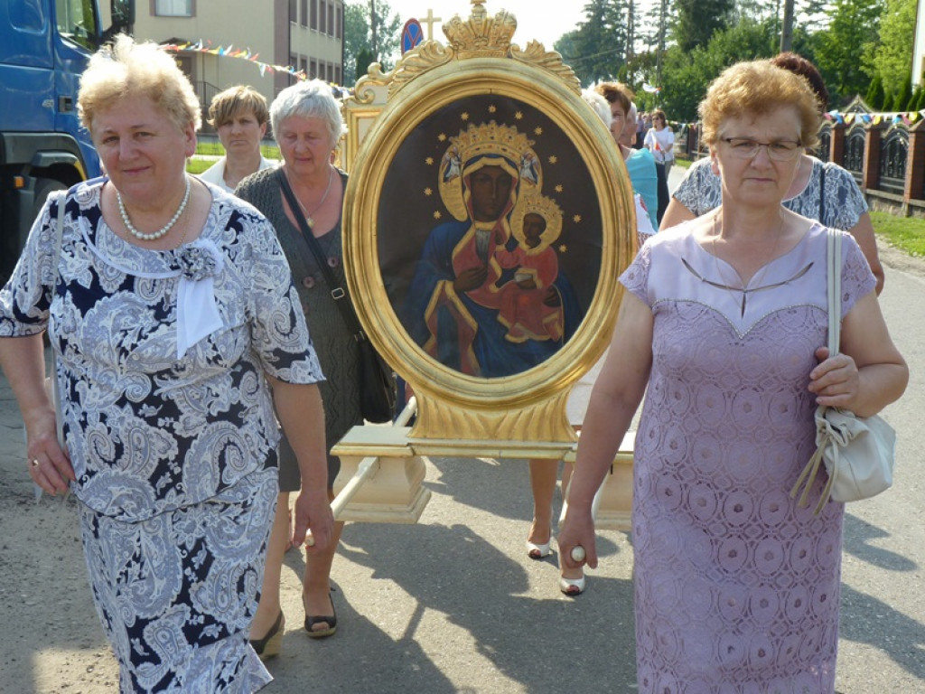 Czarna Madonna powitana w Kocierzewie
