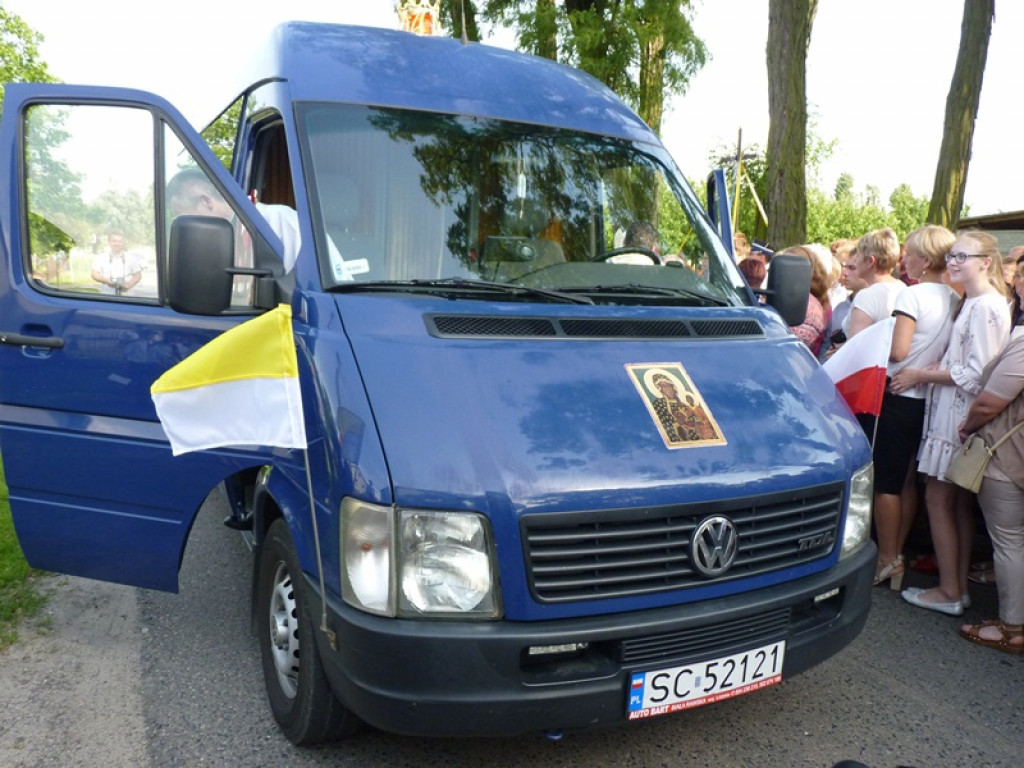 Czarna Madonna powitana w Kocierzewie