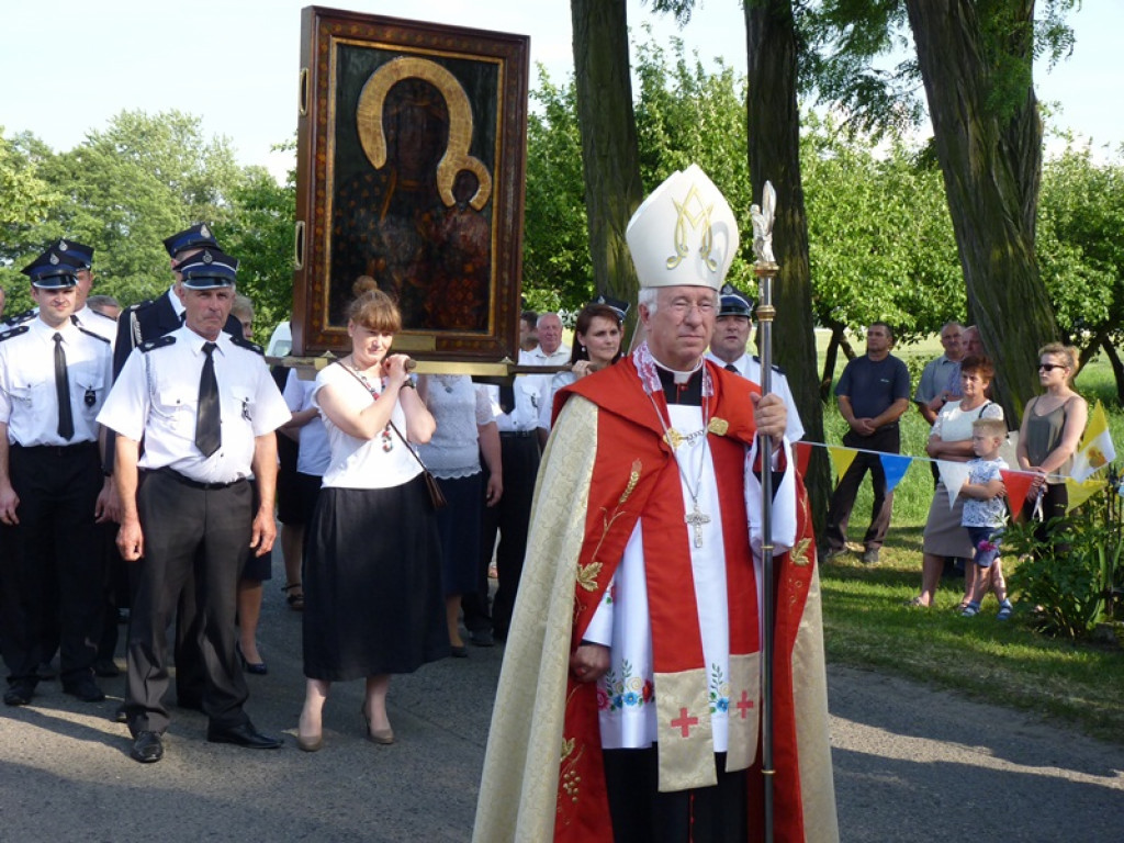 Czarna Madonna powitana w Kocierzewie