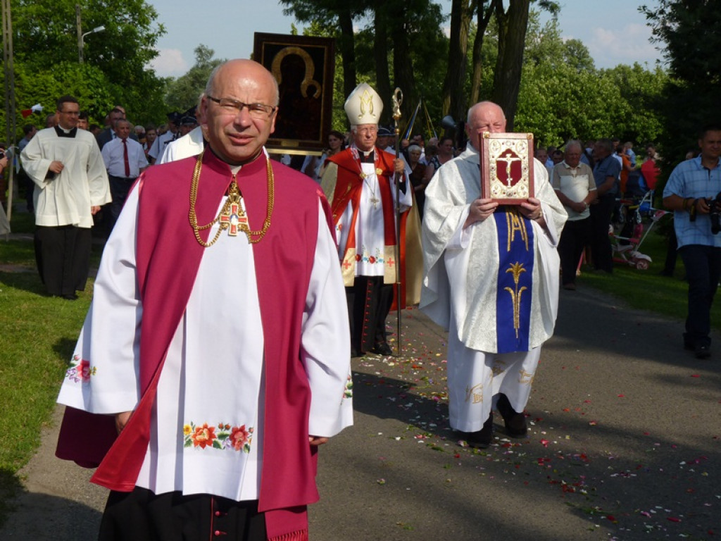 Czarna Madonna powitana w Kocierzewie