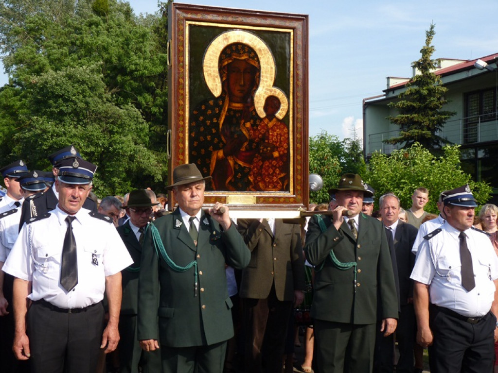 Czarna Madonna powitana w Kocierzewie