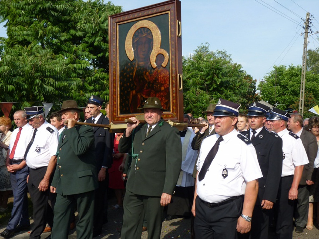 Czarna Madonna powitana w Kocierzewie